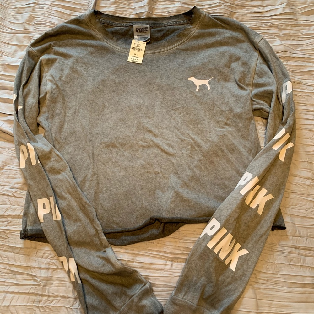 Victoria Secret PINK cropped long sleeve